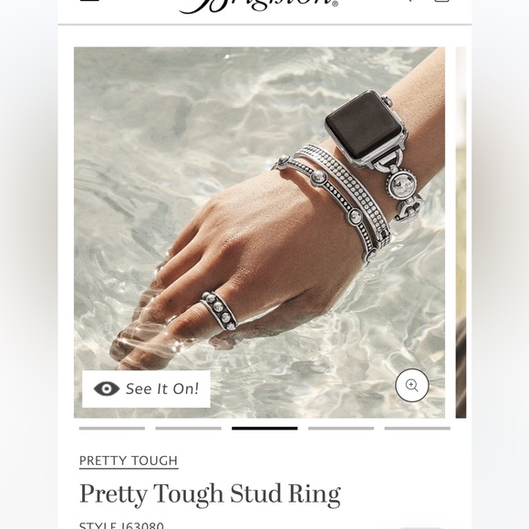 Brighton Pretty Tough Stud Ring New - Picture 2 of 2